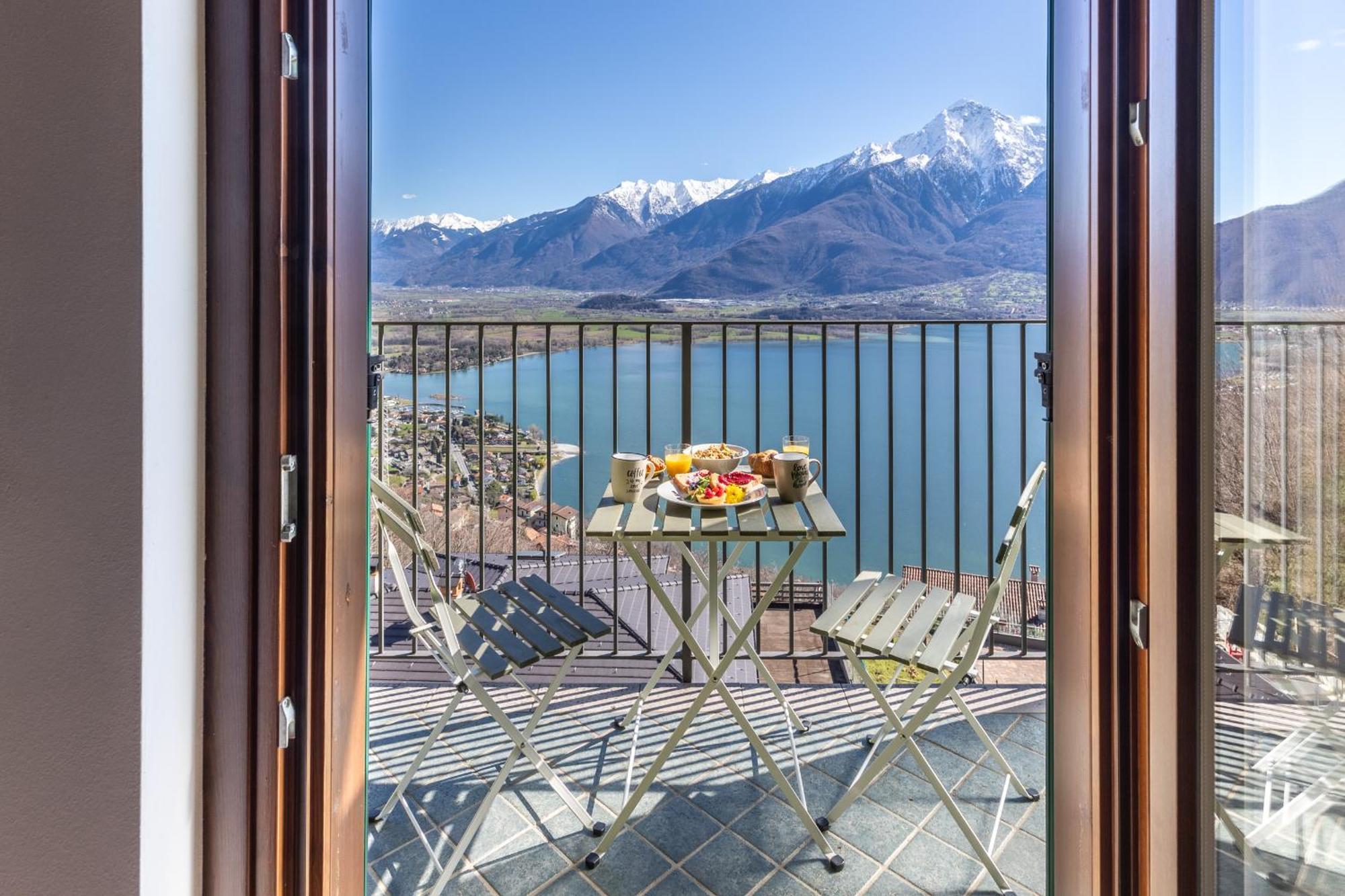 Lago Di Como - Luxury Panoramic Garden - Free Wifi Gera Lario Exterior foto